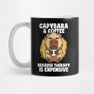 Capybara & Coffee Cute Capybara Zoology Zoo Animals Capybara Mug